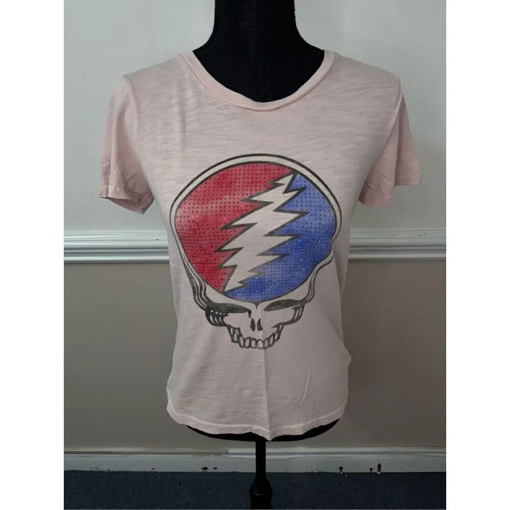Grateful Dead Steal Your Face Short Sleeve Tee By Lucky Brand Size X-Small